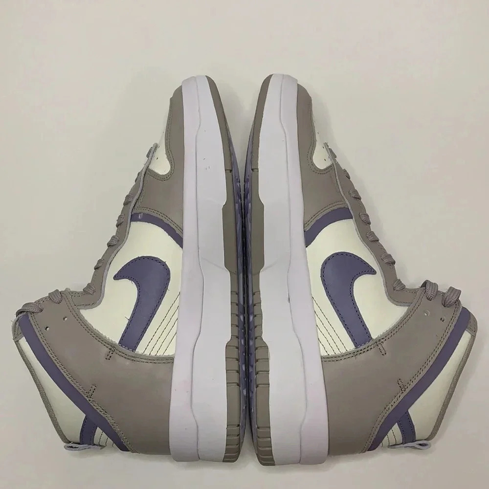 Nike Dunk High Up Sneakers Iron Purple Women’s Size 11.5 Men’s 10 NIB